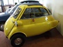 BMW. Isetta Tricycle 290cc petrol engine with manual trasmission, one door at the front - the steering wheel, dashboard was built into the door & the whole door swung outwards to allow access, 1962 (c) Vision Motor Services Ltd 2019