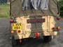 Military Police variant Land Rover 110 4-wheel drive soft top, based on the Snatch 2 Land Rover with Vixen chassis for higher ground clearance typically with composite armour to the cab, electronic countermeasures suite in the back & side lockers, usually fitted with V8 petrol engine & manual transmission built 1992 - 2010 (c) 2014 Vision Motor Services Ltd